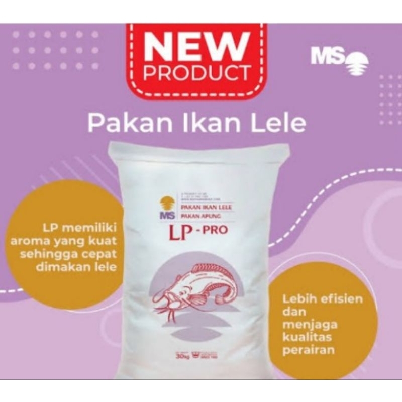 Pakan Ikan Lele MS PRIMA FEED LP pro 1,2,3 Kemasan 10 Kg