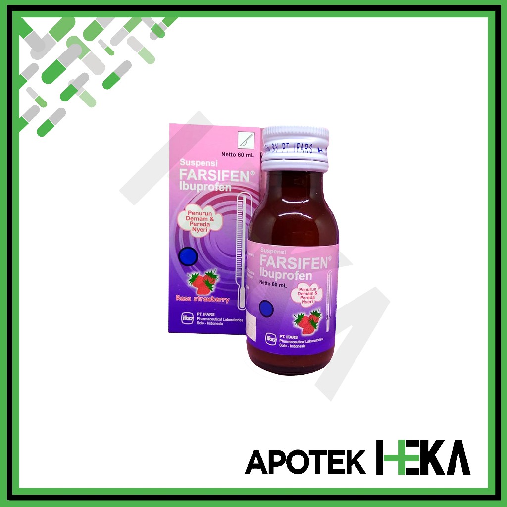 Farsifen Suspensi 60 ml - SIrup Ibuprofen Penurun Panas [TANGERANG]