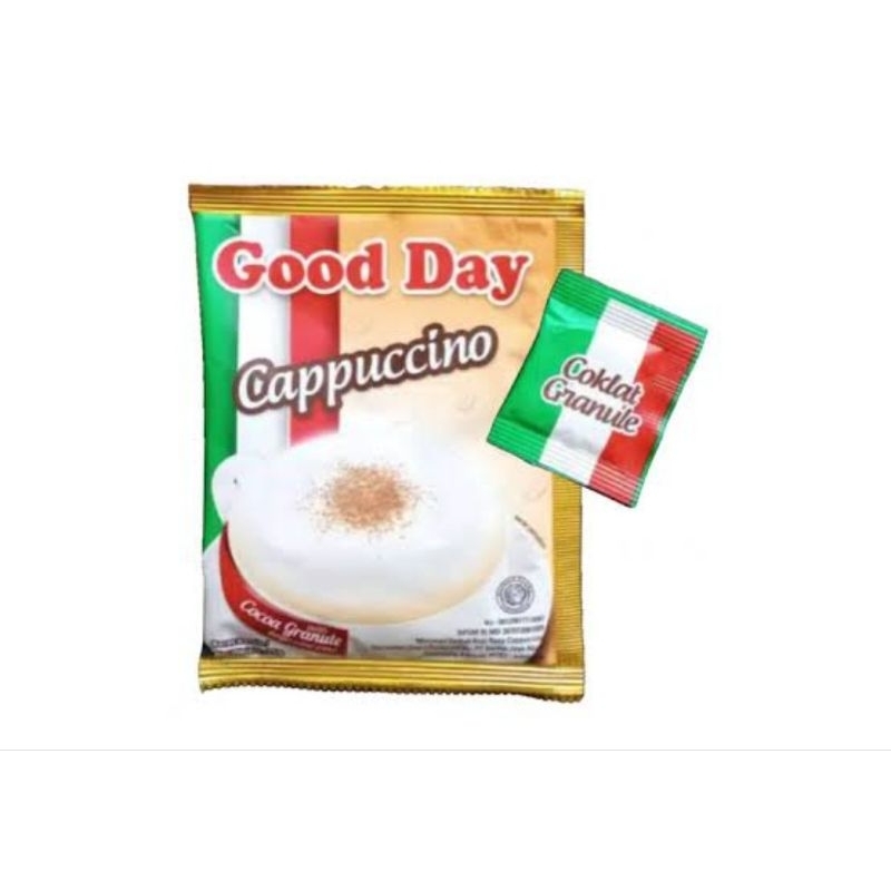 

good day cappucino sachet 1 renteng isi 10 bks