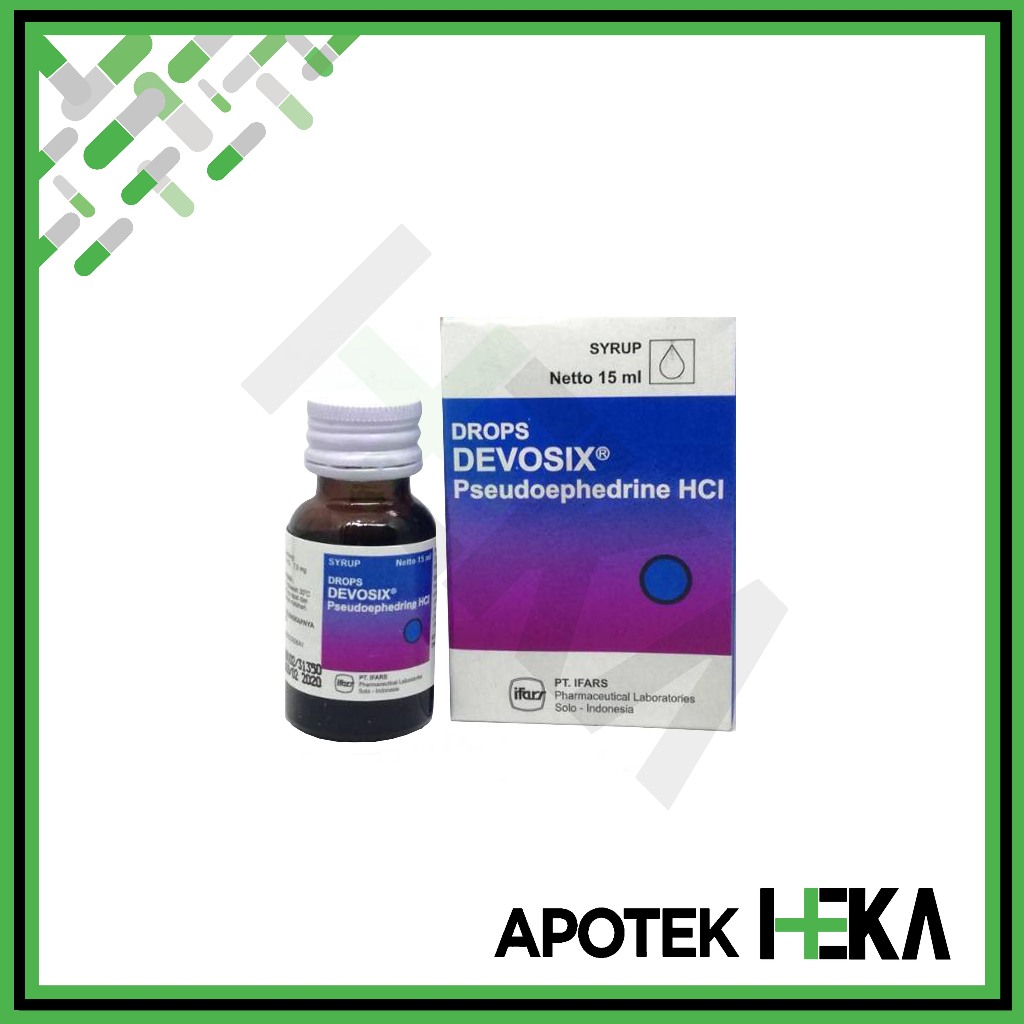 Devosix Drops 15 ml - Sirup Obat Flu dan Pilek Bayi [TANGERANG]