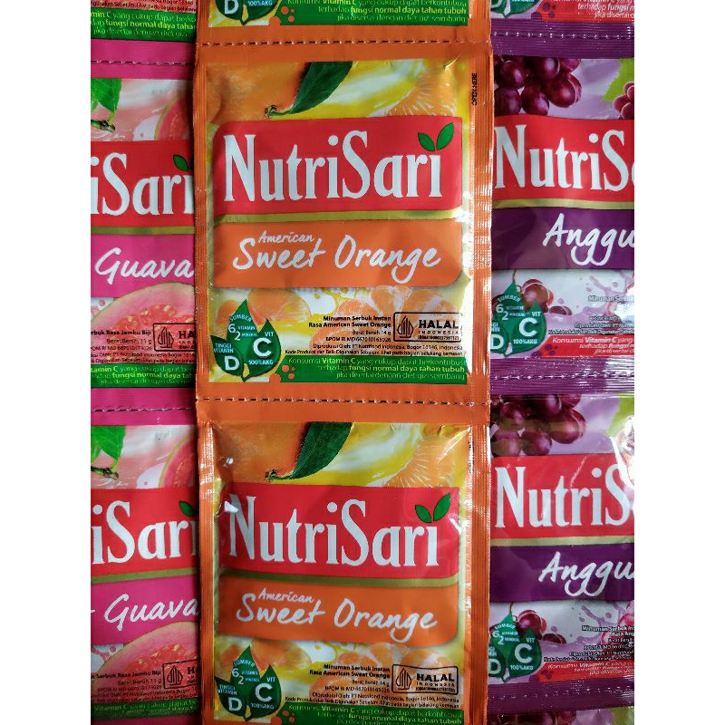 

Nutrisari American Sweet Orange/ rasa jeruk