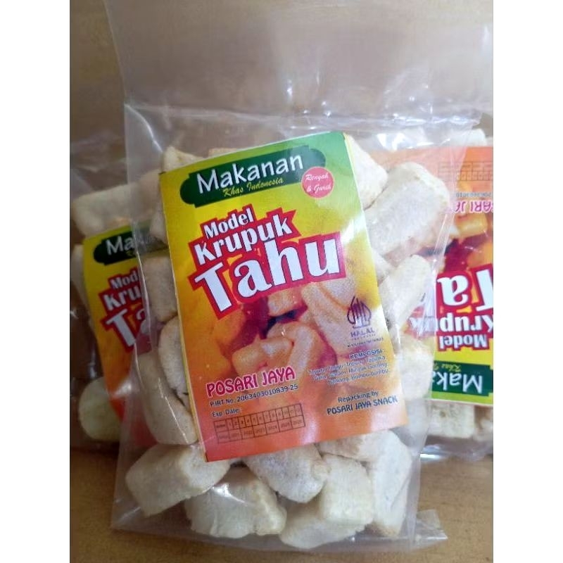 

Kerupuk Tahu,kerupuk kotak Gurih,renyah,kriuk