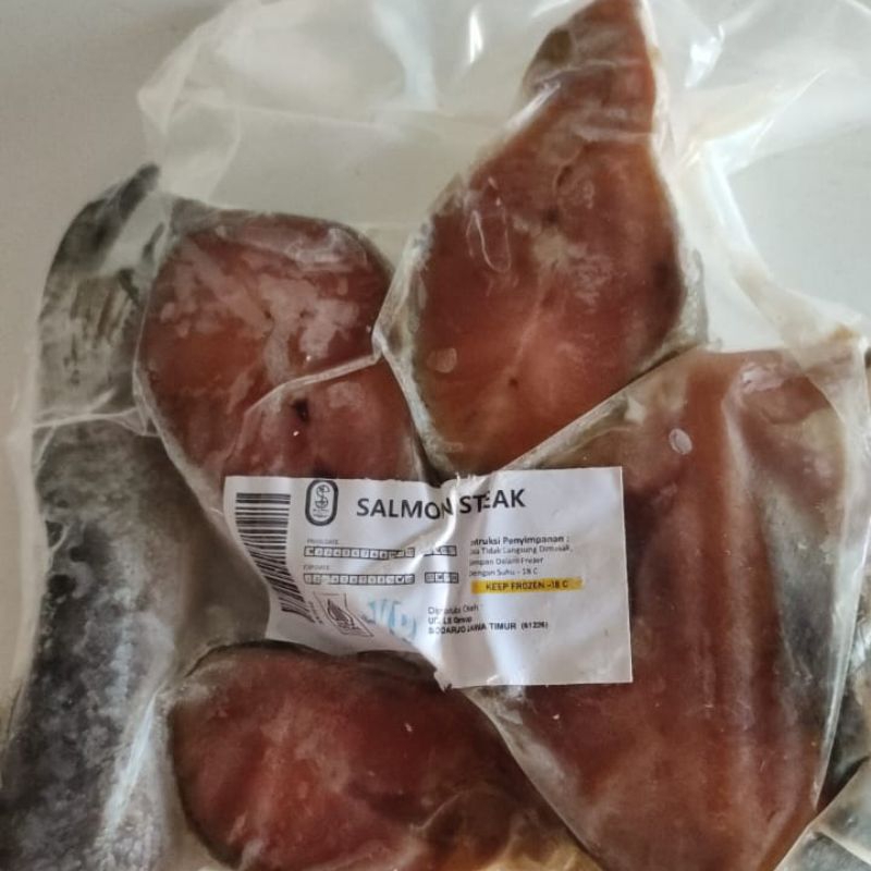 

Daging salmon steak 500gr