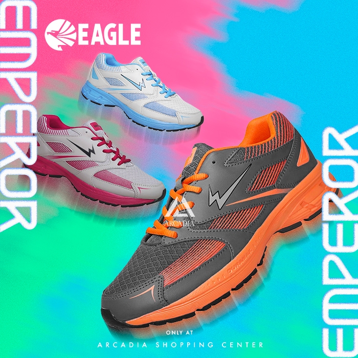 EAGLE EMPEROR SEPATU RUNNING SNEAKER LARI PRIA WANITA UNISEX OLAHRAGA PRIA ARCADIA SPORT BANDUNG
