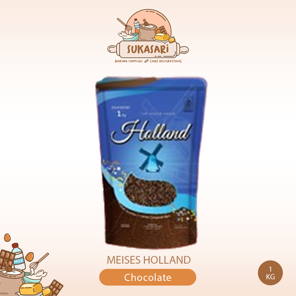 

Meises Holland 1 kg Chocolate Sprinkle / Kincir Angin Meses Holand