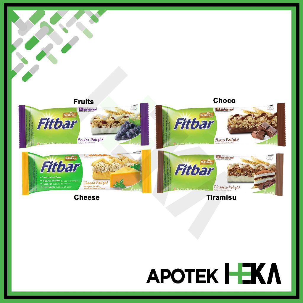 

Fitbar 20 g Satuan - Snack Multigrain [TANGERANG]