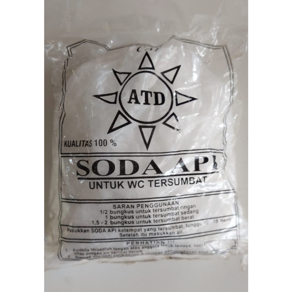 Soda Api Pembersih saluran wc mampet 500 Gram