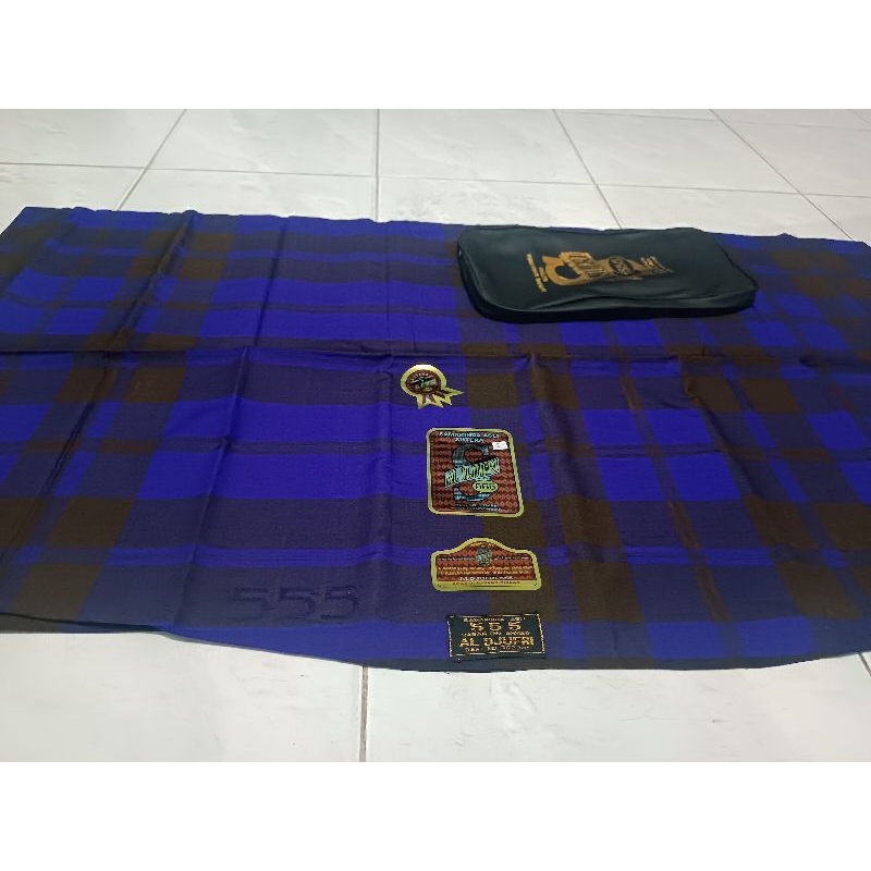 SARUNG SUTERA AL JUFRI555 SARUNG SETARA BHS MOTIF kotak Jadul Sarung Al Jufri 555 bukan afkir