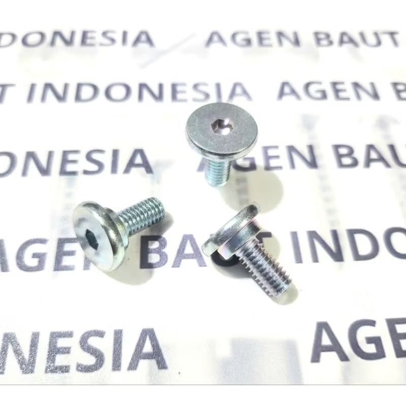 Baut Box Cvt HONDA Kepala Kecil M6x15 Kunci L4