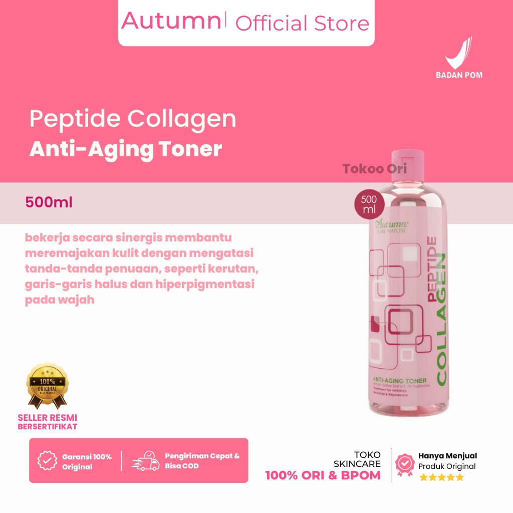 Autumn Peptide Collagen Anti-Aging Toner 500ml / Autumn Toner