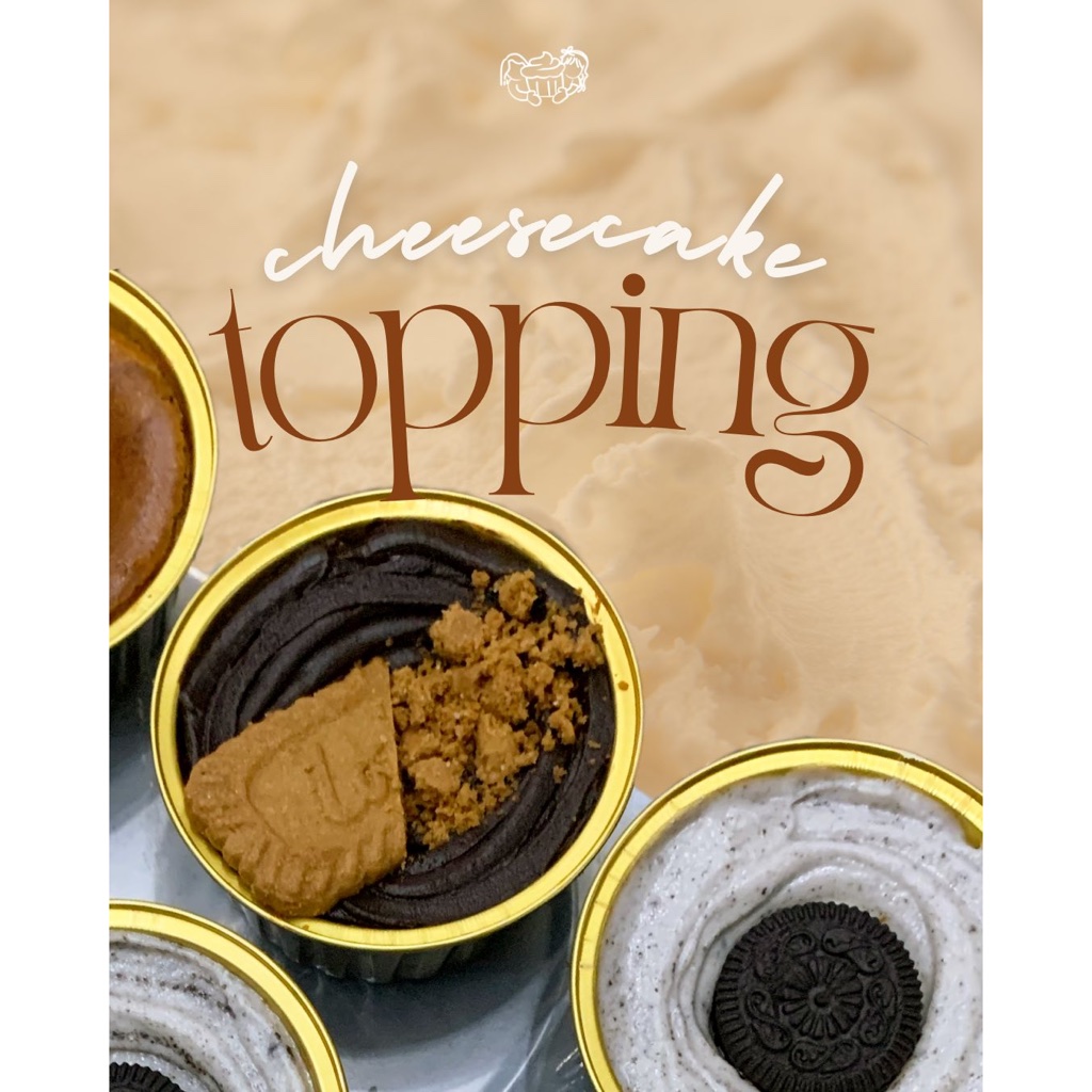 

[NEW] Burnt Cheesecake with Topping | Hampers Premium Creamy Dessert Cup Mini