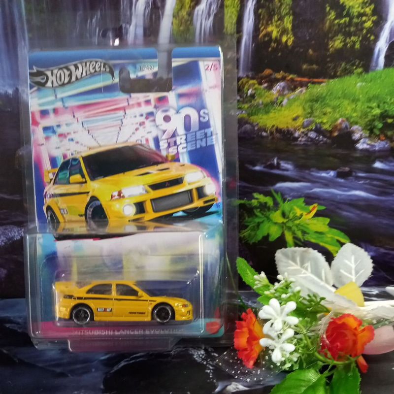 hotwheels 90's street scene mitsubishi lancer evolution VI