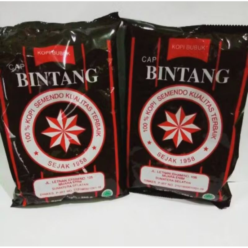 

Kopi Cap Bintang 500gr Khas Semendo Sumatera Selatan