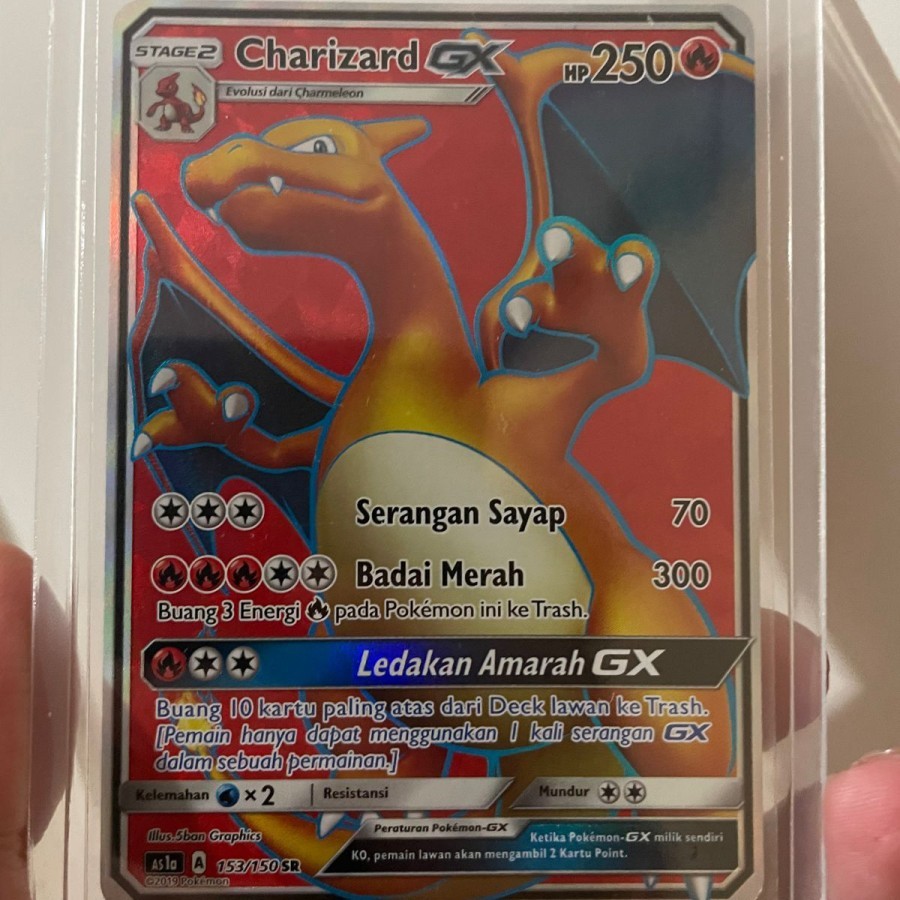Charizard pokemon hantaman pertama gx