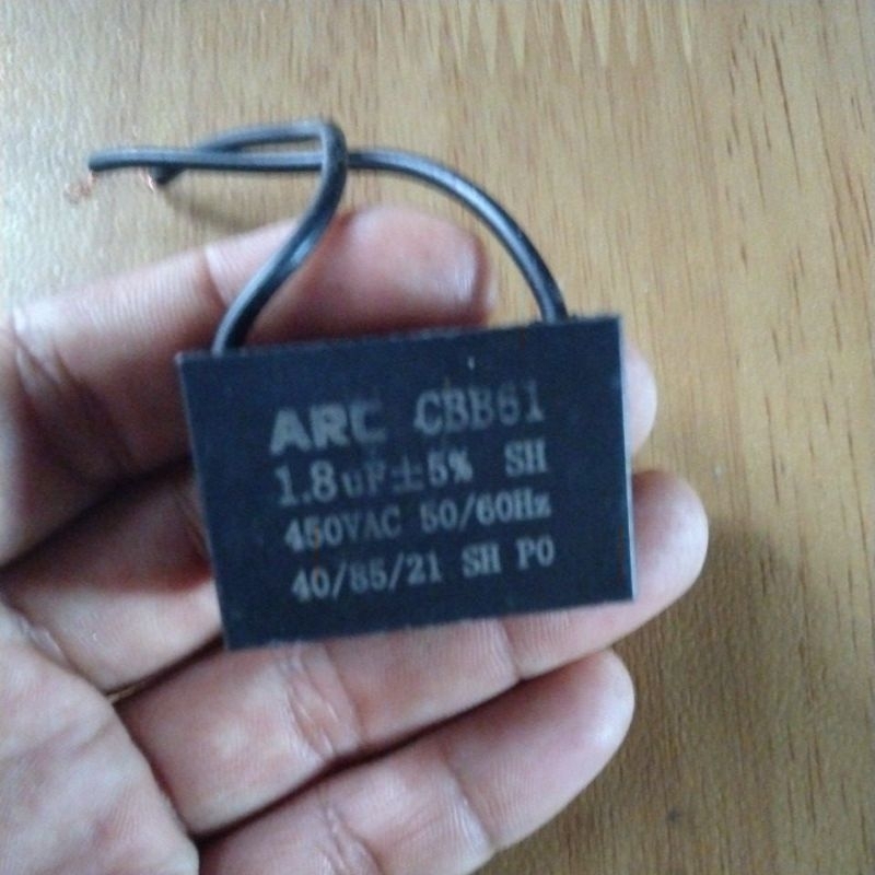 kapasitor kipas angin 1.8 uf
