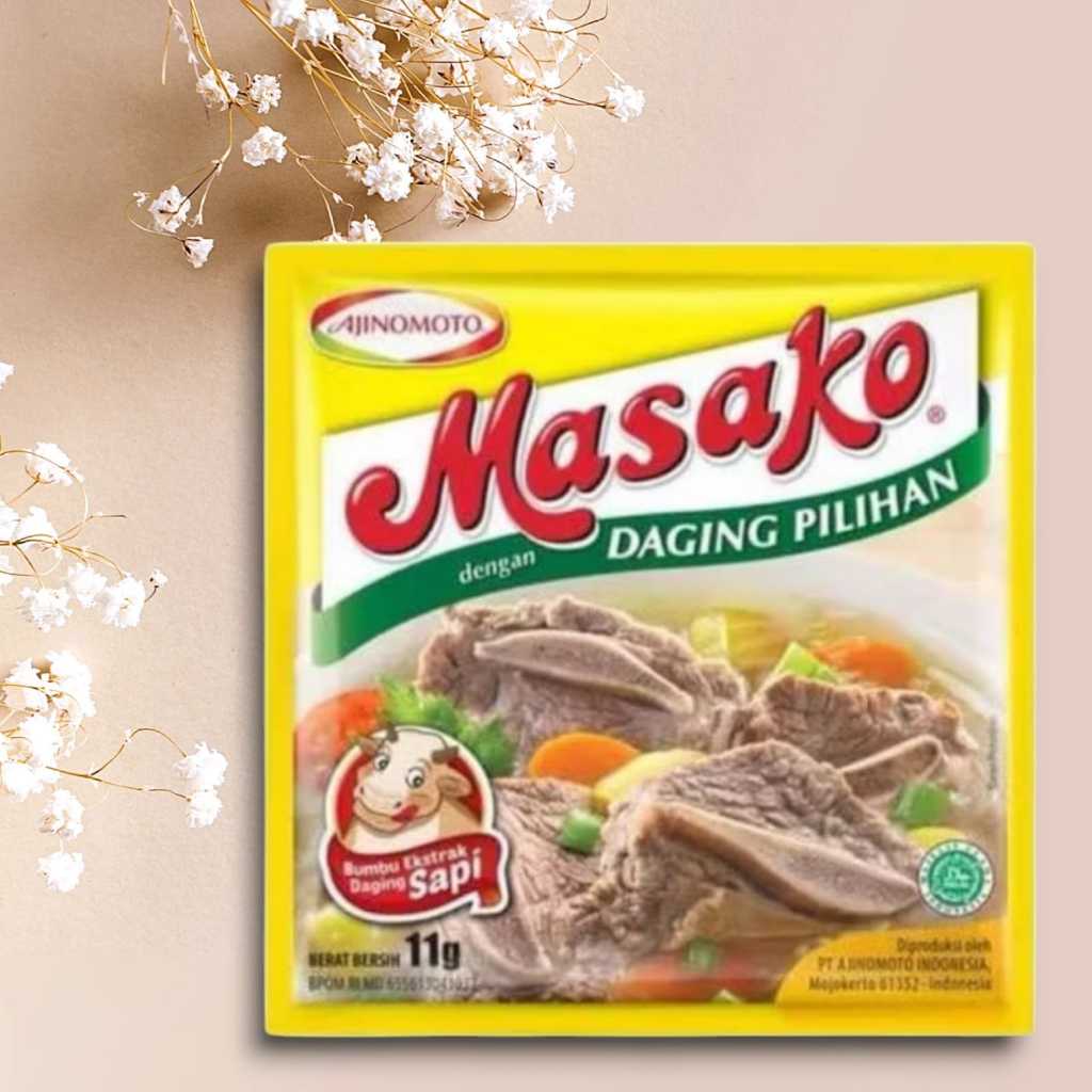 

Masako Daging Sapi Perisa Masakan Instant 8,5 gr Halal
