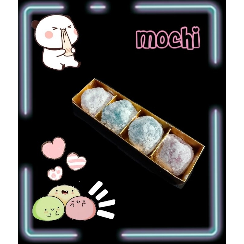 

mochi praline isi 4 jumbo rasa coklat / kacang