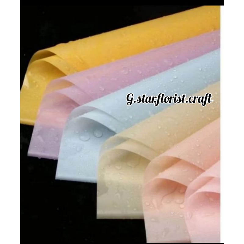 

Ready Per Lembar Kertas Buket Transparan Part 2 - Flower Wrapping Paper - Cellophane Paper - Cellophane Transparan