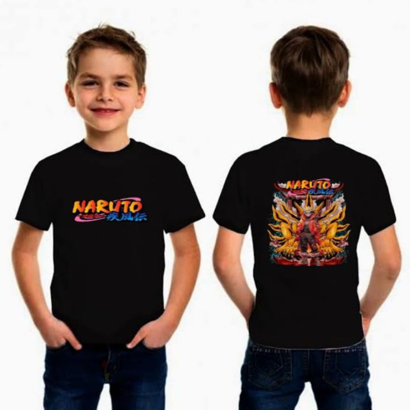kaos ana-anak gambar naruto shifuden cocok untuk anak usia anak kecil gambar menarik membuat anak se