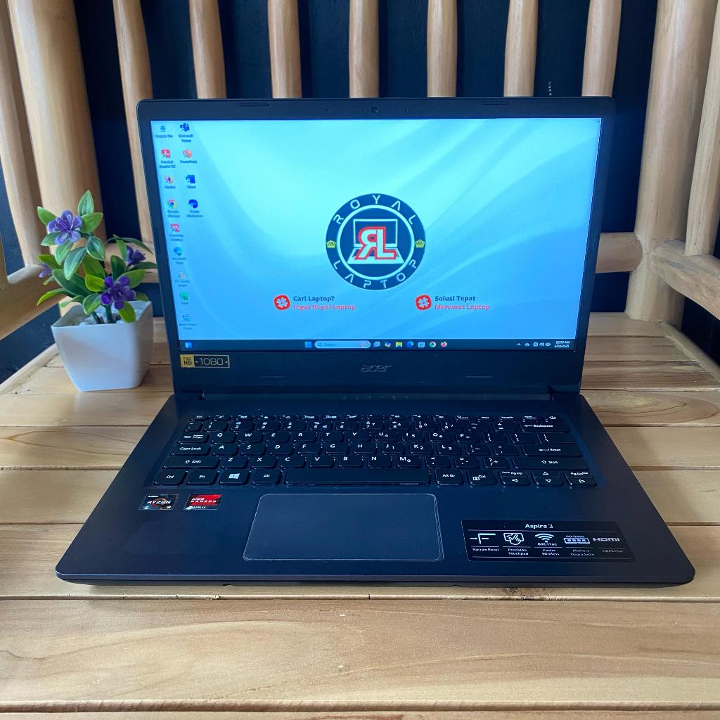 Laptop Acer A314-22 AMD Ryzen 3-3500U Ram 8 GB Ssd 512 GB AMD Radeon Graphics Display 14” FHD