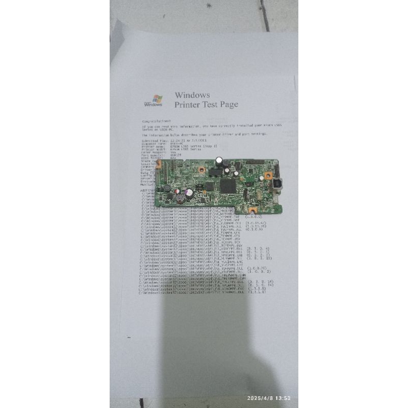 Motherboard Epson L565 atou Formater Epson L565