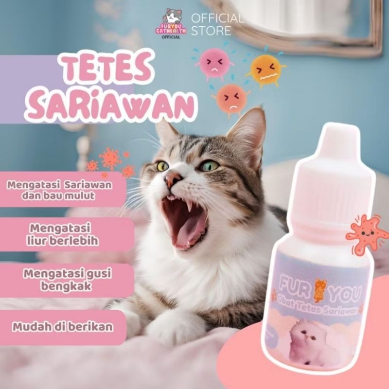 Tetes Sariawan kucing ampuh