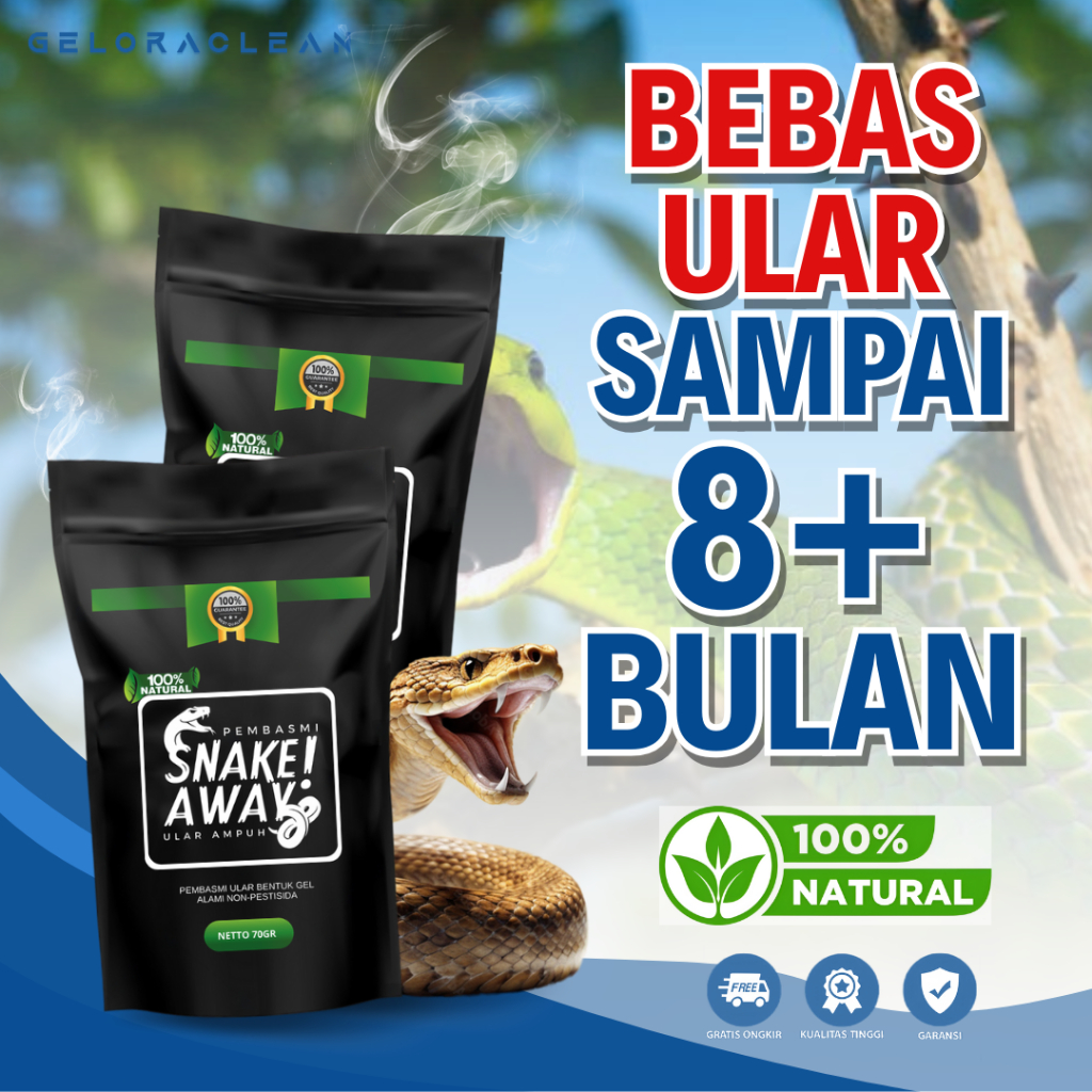 Harapan Tani - Pengusir Ular Penangkal Ular Pelenyap Ular Racun Ular Basmi Sampai Tuntas SNAKE AWAY