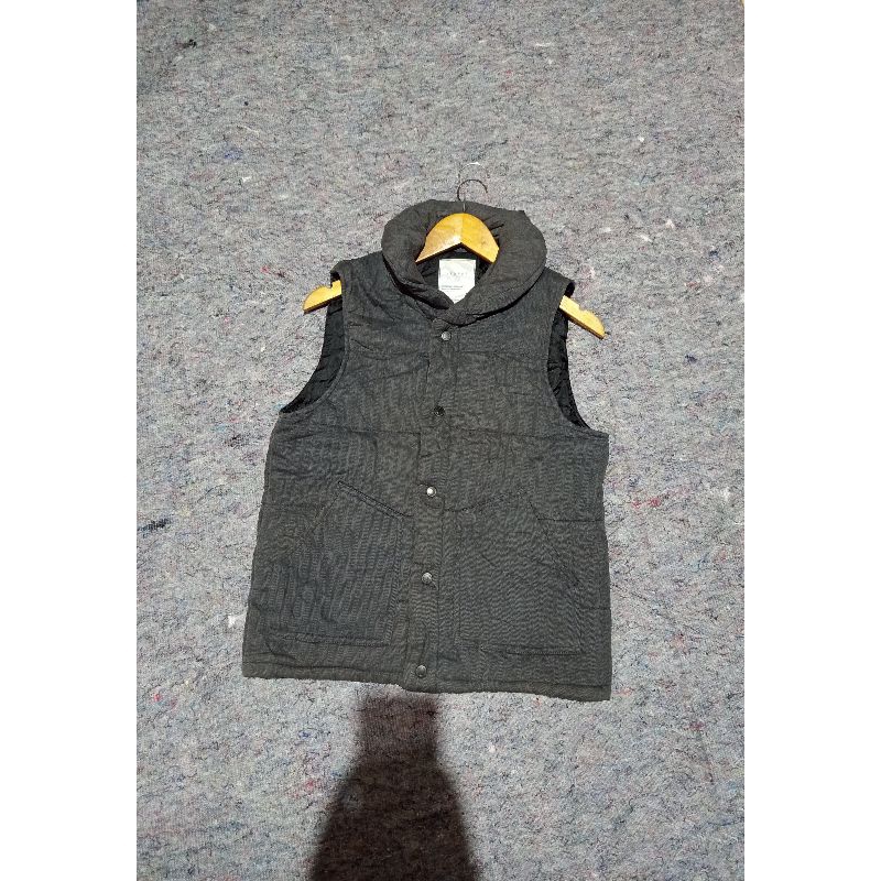 BROWNY STANDARD PADDED JACKET VEST GREY
