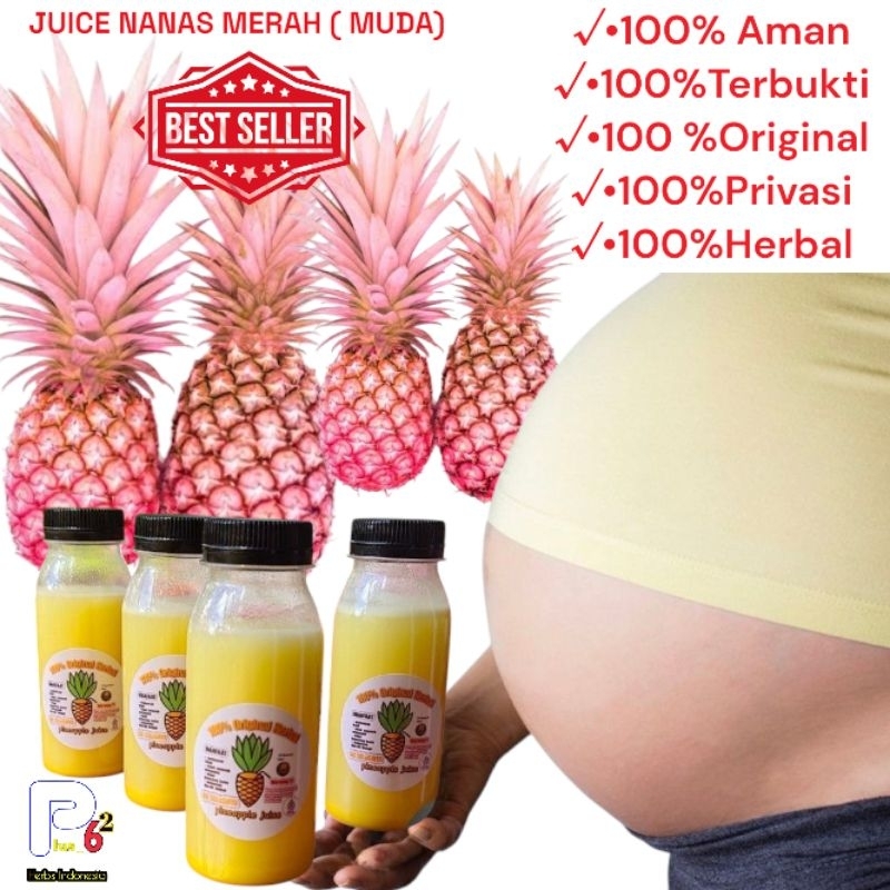 

jus buah nanas muda nanas merah vitC pelancar haid original