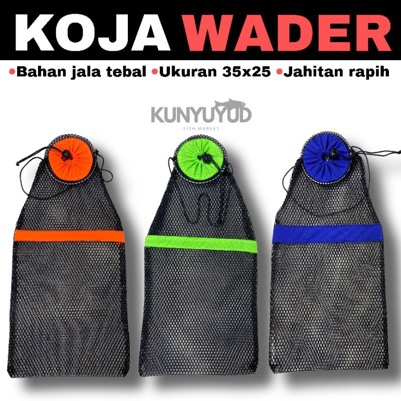 Koja - Koja Wader - Koja Mini Untuk Ikan Kecil - Wadah Ikan Bahan Jala Tebal - Keramba Ikan - Korang