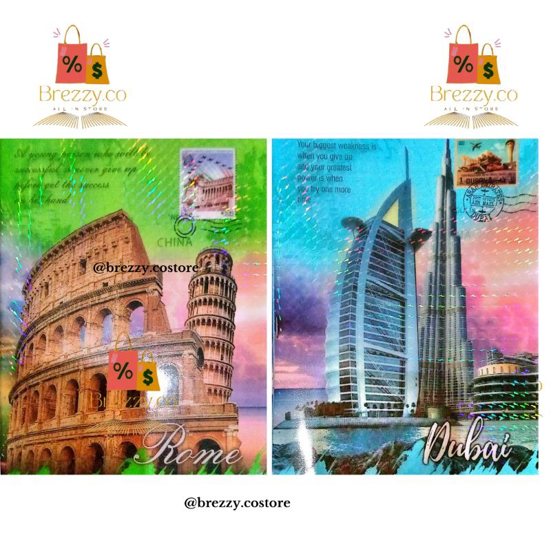 

Buku Tulis 38 Lembar Cover Vintage Plastik (1pcs Buku)