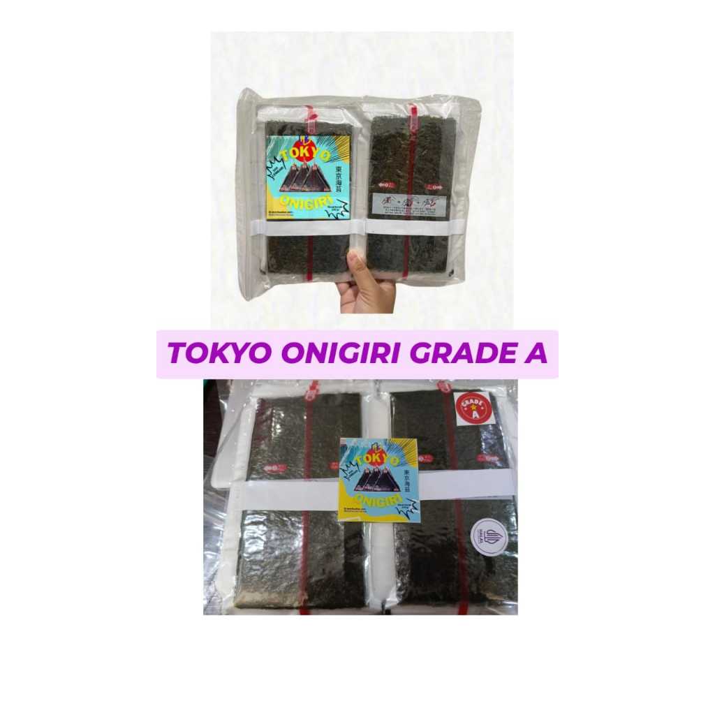 

TOKYO ONIGIRI 100 LEMBAR / SUSHI NORI ONIGIRI 100 SHEET GRADE A