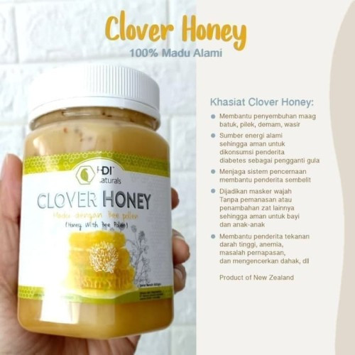 PROMO Original HDI CLOVER HONEY 500 Gr 2btl +proliz