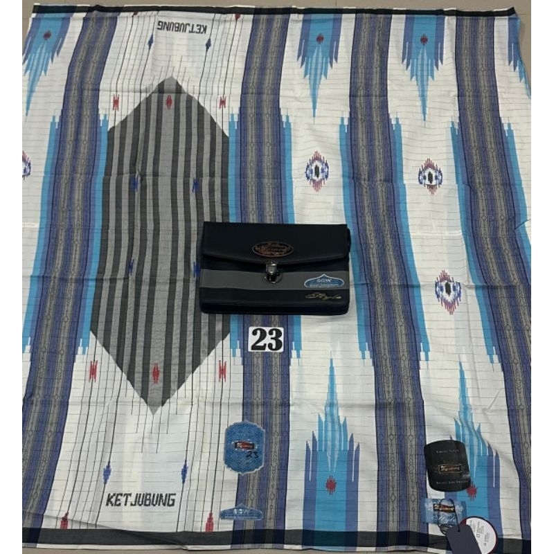 COD / SARUNG KETJUBUNG RED TYPE SGW JAHIT TENGAH ori by KETJUBUNG (T)