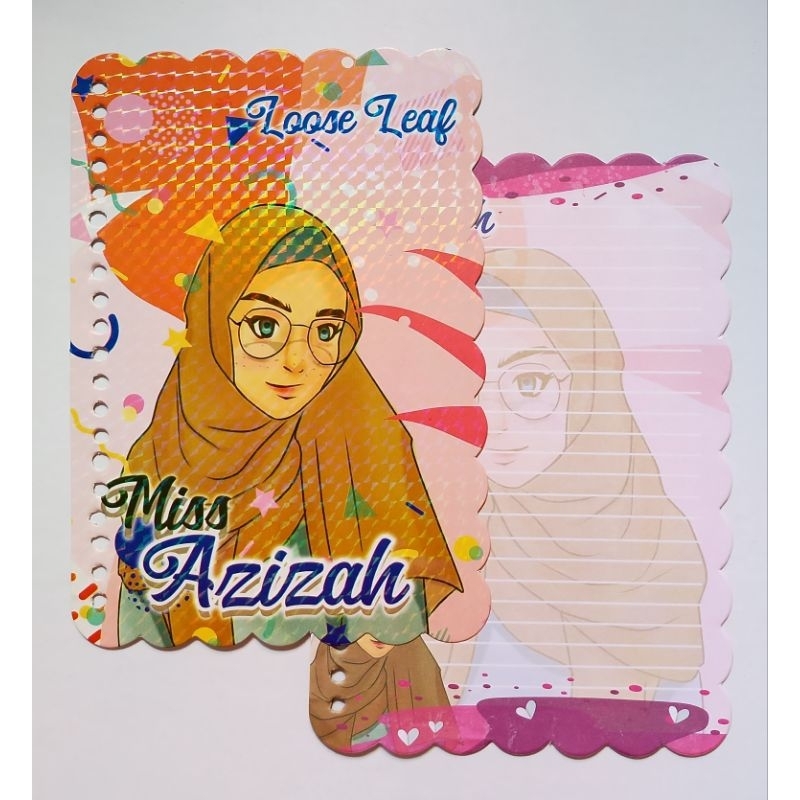 

20 LEMBAR LOOSE LEAF A5 MOTIF FULL COLOUR HIJAB