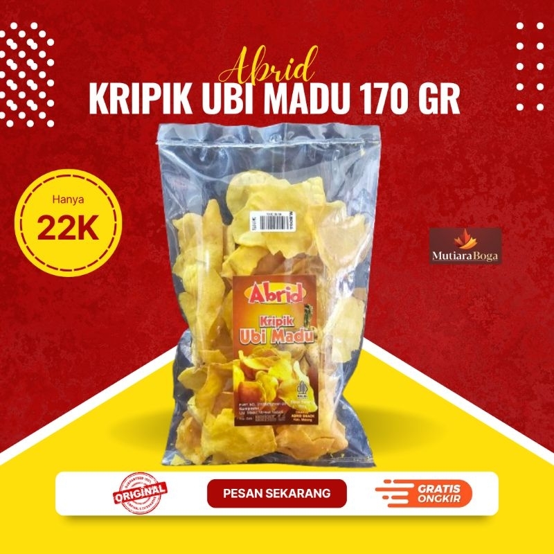 

Kripik ubi madu 170 gr merek Abrid