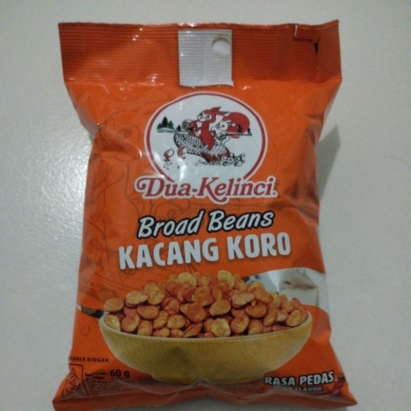 

Kacang Koro Dua Kelinci rasa Pedas Spicy Flavor 60 Gr