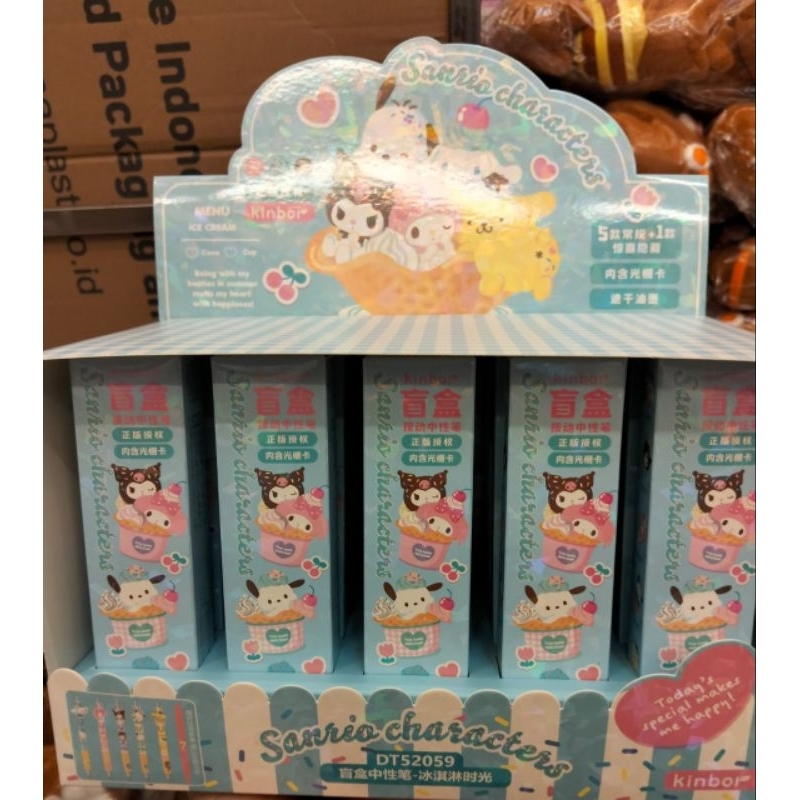 

1 BOX PEN BB SANRIO ICE CREAM ORI LICENSE