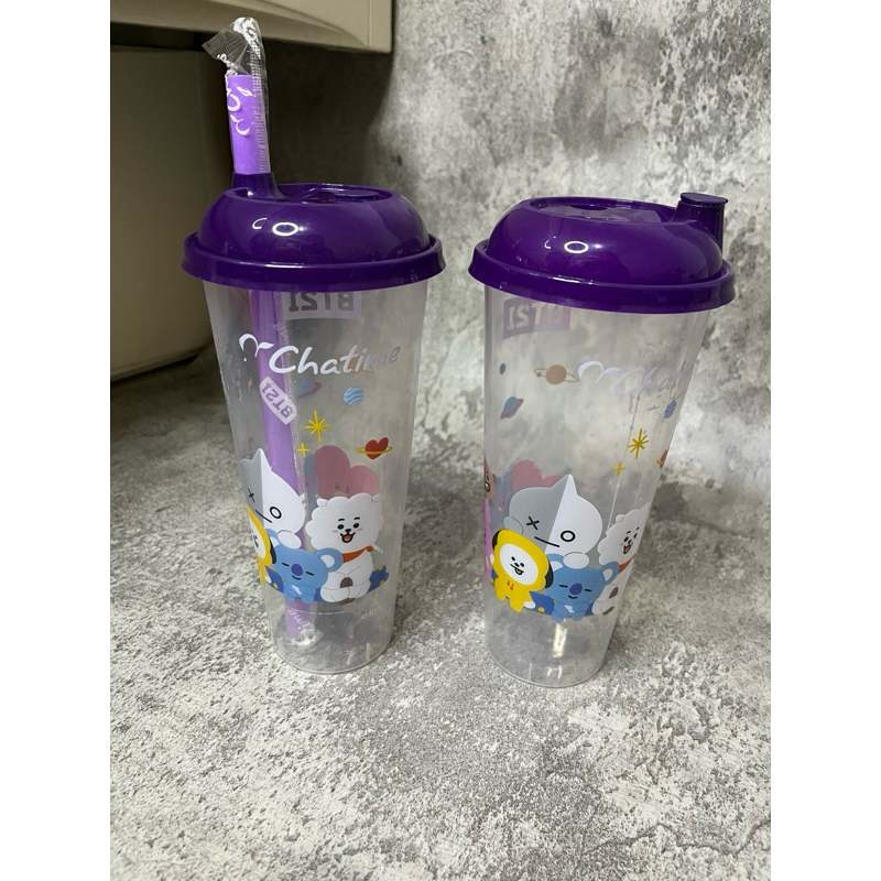 BT21 Official Merchandise Disposable Cup Chatime