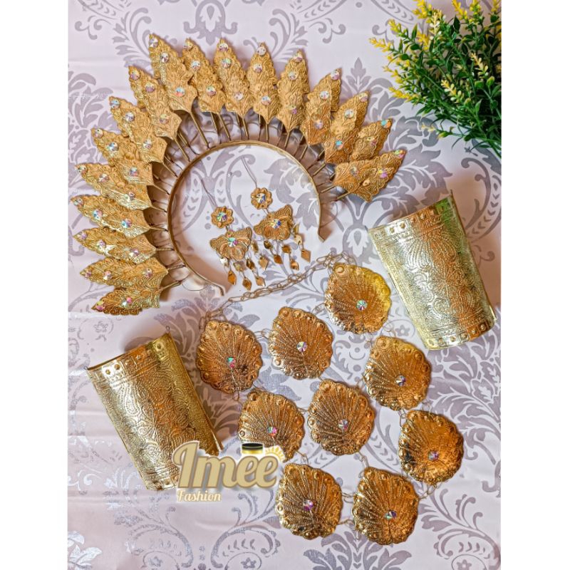 Set aksesoris pengantin dewasa bugis makassar /set aksesoris baju bodo