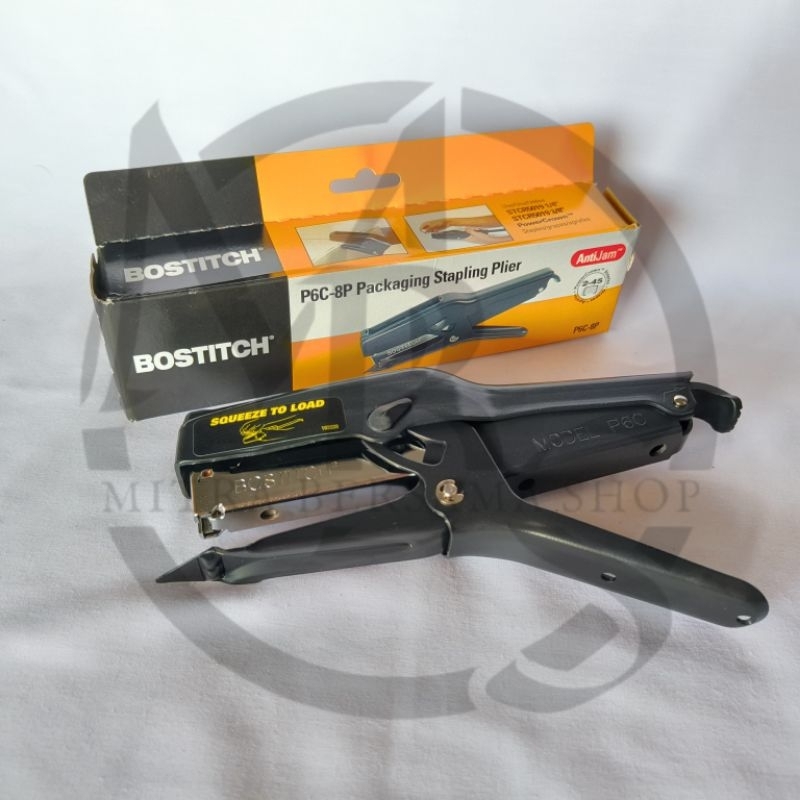 

Bostitch P6C-8P Plier Stapler Gun - Alat Stapler Berkualitas Tinggi untuk Kemasan & Industri