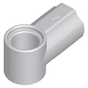 LEGO Part 32013 42127 Light Bluish Grey Technic, Axle and Pin Connector Angled #1