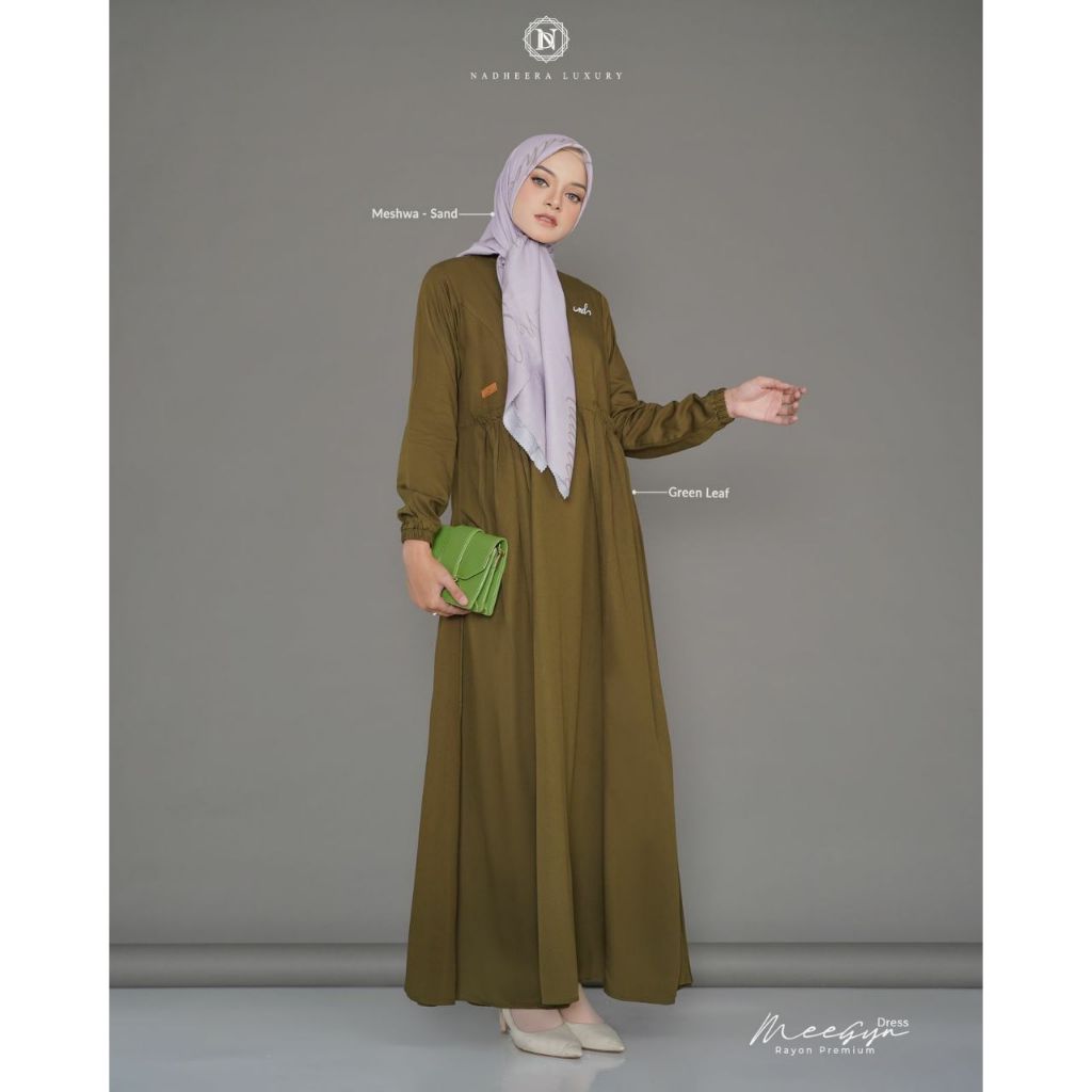 DRESS TERBARU // MEEGYN DRESS NADHEERA LUXURY // NADHEERA LUXURY // dress terbaru // dress kekinian 