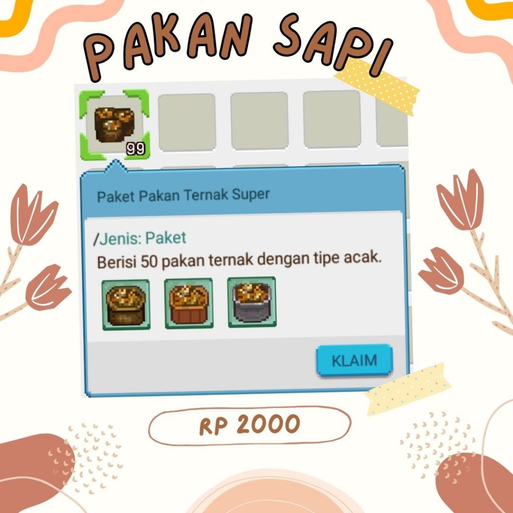 Jasa 99PaketPakanSapi