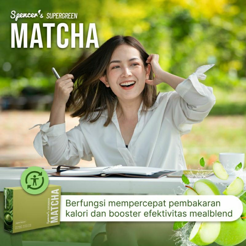 

Spencer's SuperGreen Matcha Apple Probolinggo - Minuman Multigrain dengan Matcha Rasa Apel