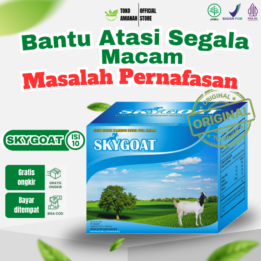 

Skygoat / Susu Kambing Etawa Bantu Atasi Segala Macam Masalah Pernapasan