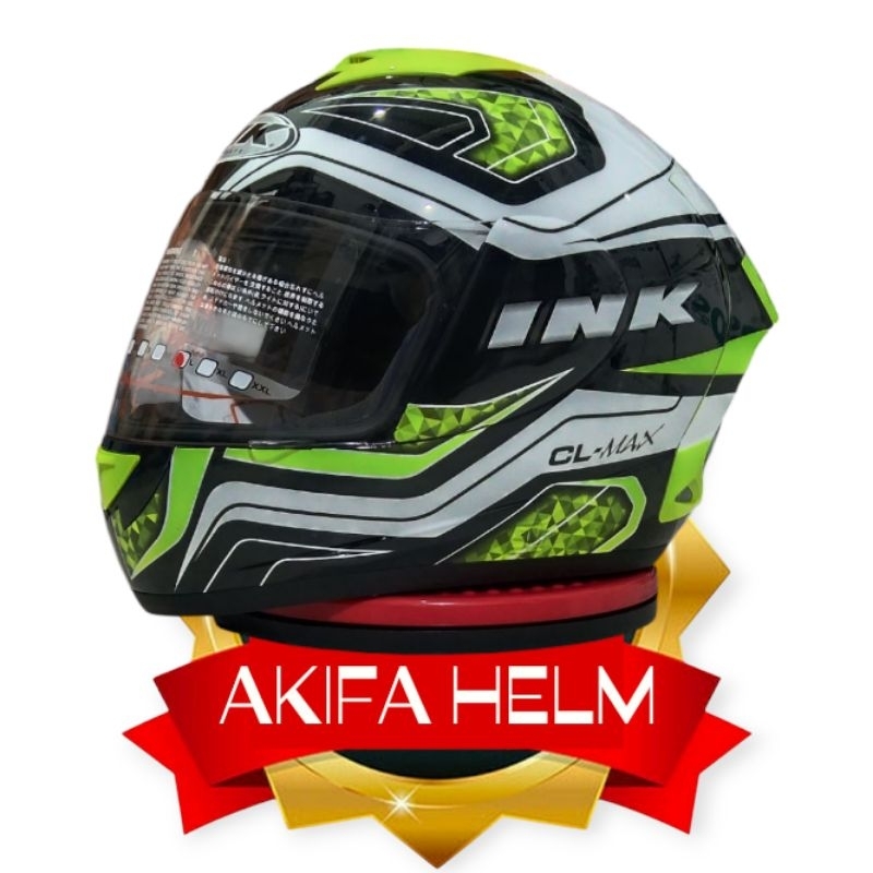 Helm INK CLMax Original Seri #5 Model Full Face Single Visor 100% Asli SNI DOT