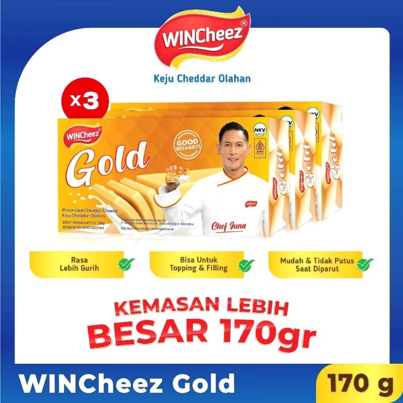 

keju Wincheez gold x 3pcs 170gr