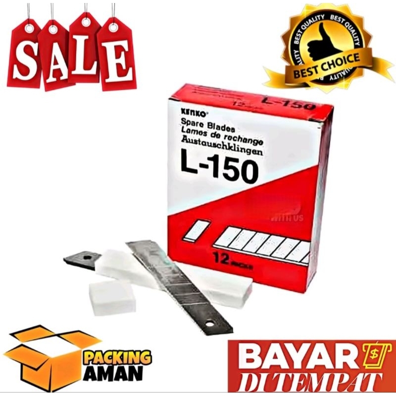 

(BISA COD) PROMO 5 Pcs lsi Cutter Besar Kenko L-150