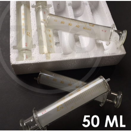 syringe glass 50 ML | suntikan kaca | suntik kaca